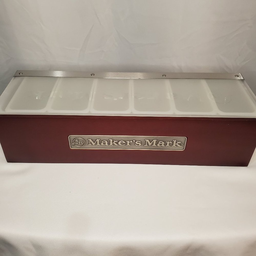 MAKER'S MARK BOURBON CONDIMENT TRAY- BRAND NEW